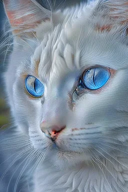 white cat blue eyes