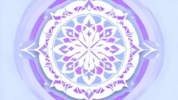 "Create a logo for 'Prana Breathwork' using an icy blue, soft purple, white, and silver color palette. Incorporate a clean circle, abstract snowflake elements, and geometric respiratory flow as graphic elements. Strive for a visually striking and minimalist design that captures the brand's essence of balance, serenity, and transformation. Ensure the logo is distinct, memorable, and reflective of the brand's holistic, educational, and therapeutic personality."