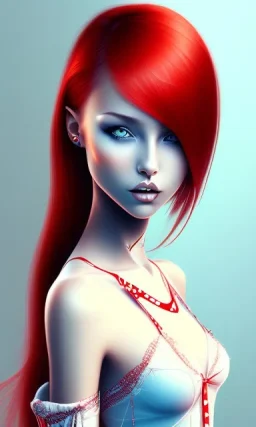 girl, cute, beautiful, red hair