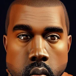 Portrait of Kanye West