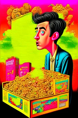Philosophy is the talk on a cereal box; pop surrealism; digital art; post-internet art