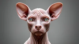 Moises , sin pelo con mirada vaga y color de piel blanca