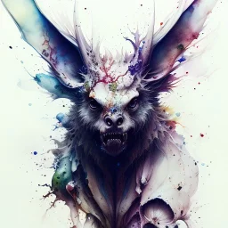 animal glutton, Gulo gulo animal, watercolor illustration by <agnes cecile> <Yoji Shinkawa>