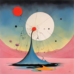Extinguished by light turn on the night, turning the inside out, Style by Gerald Scarfe, by Joan Miro, by Amir Zand, surreal masterpiece, Pink_Floyd Album art, sharp focus, muted colors, smooth