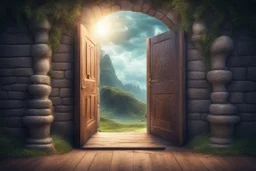 fantasy open door