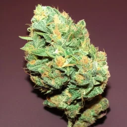 big beautiful marihuana bud full of crystals more beautiful