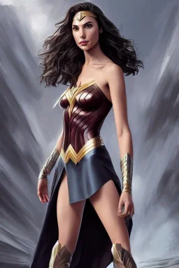 gal gadot in the style of stefan kostic, realistic, full body, sharp focus, 8 k high definition, insanely detailed, intricate, elegant, art by stanley lau and artgerm