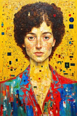 Collapse of the false self; an admixture of Klimt and Kandinsky