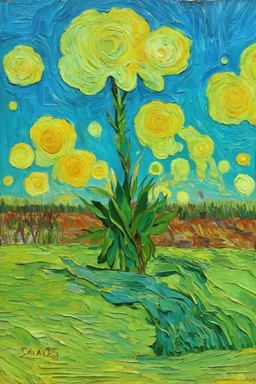 To dream big again, consciously let go of your baggage to create new dreams; Post-Impressionism in the style of Van Gogh