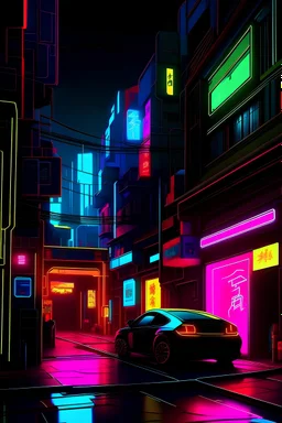 Designing for cyberpunk neon colors
