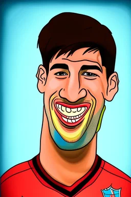 cartoonLuis Suarez Footballer