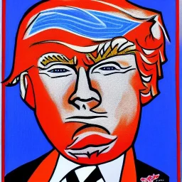 trump by outsider artist