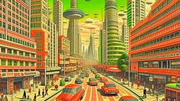 weird retrofuture the cities and people of an alternat, streetview