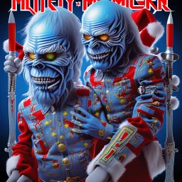 Pere noel iron maiden