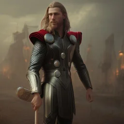 Full body, 3d render, thor 1800's men style, 1800's hair style, 1800's men clothes style, hyper realistic, octane render, unreal engine 5, 8k, palace background, uhd