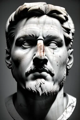 Ultra Realistic image, roman sculpture, white marble material, Lionel Messi, Caesar emperor Laurel crown, miguel angel style, chisel style, emperador, waist up portrait, epic, celestial, cinematic lighting, God light, god rays, 4k resolution, smooth details, ornate details, soft lighting, unreal engine 5, sky and clouds background.