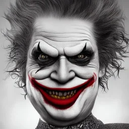 Insanely detailed portrait of Ronald McDonald like DC's Joker:: perfect proportions :: by Artgerm, Greg Olsen, Pixar, WLOP :: hyperrealistic, hyper detailed, photorealistic :: a masterpiece, incredible composition, amazing depth, imposing, meticulously composed, 8k :: unreal engine :: Mappa studios :: detailed matte painting, deep color, fantastical, intricate detail, splash screen, complementary colors, fantasy concept art, 8k resolution trending on Artstation