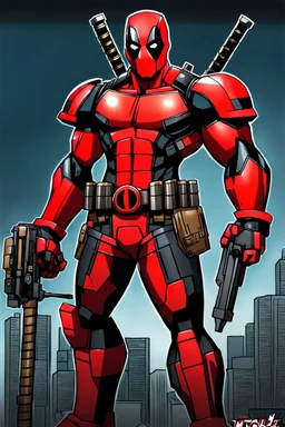Deadpool mecha, anime