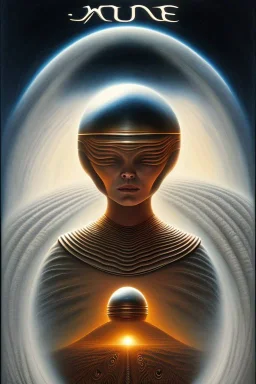 The movie poster for Dune painted by hr giger