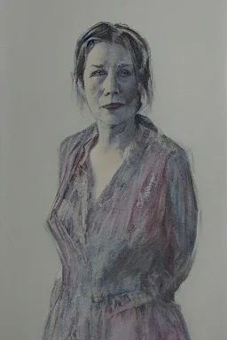 Portrait lady, full body shot, full-color medium shot, style of will davies