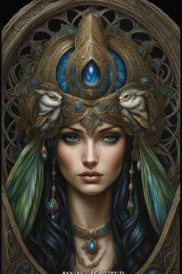 belittled dreams accusing the dreamer. perfect faces. painted by Anne Stokes