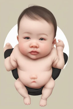 cheek fat baby realistic