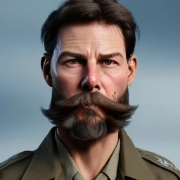 Tom Cruise beard Christmas military