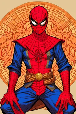 Spider-Man in Japanese Montsuki Suit