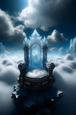 throne of crystal in the clouds