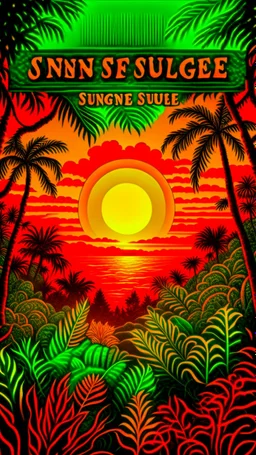 Sunset jungle