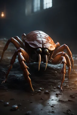 Crawling Claw. full body shot. fantasy and horror setting, Cinematic lighting, Volumetric lighting, Epic composition, Photorealism, Very high detail, Character design, Unreal Engine, Octane render, HDR, Subsurface scattering, fantasy art,