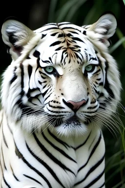 un tigre blanc