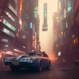 afterlife in the digital void, thriller vibe, 4k, moody cinematic lighting, realistic, highly detailed, blade runner style future Tokyo, blue and purple, highly detailed, conceptual art, volumetric, octane render