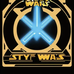 logo with only the letters 'STAR WARS'