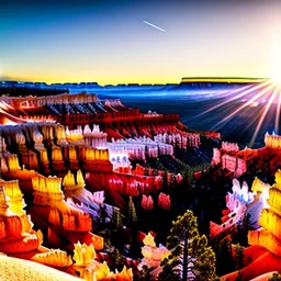 Bryce Canyon National Park, Utah,aerial view,extremely detailed digital painting, high resolution,8k, realistic, beautiful, volumetric lighting, mystical colors ,perfectly centered image, perfect composition, rim light, beautiful lighting,masterpiece, stunning scene, raytracing, anatomically correct, in the style Van Gogh and robert e howard and Ken Kelley and Ohrai Noriyoshi and Simon Bisley and tomzj1.