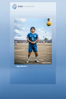 Diego Maradona, Filmado em Canon EOS R5, lente 50mm, profundidade de campo, velocidade do obturador 1/1000, f/2.8, balanço de branco, 6000k. Alta resolução, detalhes realistas, efeito HDR, grão de filme, 4K. --ar 16:10 --s 700 --q 5