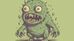 وحش مشوش مخيف