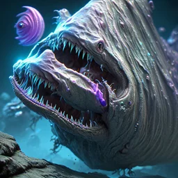 fluid ink angler fish creature, unreal engine 5, 8k resolution, photorealistic, ultra detailed