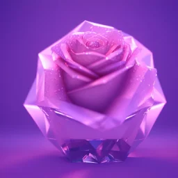 transparent crystal rose, crystallized, cinema lighting, cinema 4d, octane render, 3d render, incrate detailed