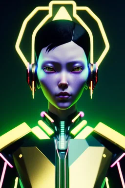 Medium Close Up Portrait, Front image. cyberpunk Asian woman, rabbit mask, pink short hair. latex suit. Red, black, gold, color. Ghost in the shell style. Color background, photo studio. Avatar image, highly detailed, concept art, smooth, unreal engine 5, god rays, ray tracing, RTX, lumen lighting, ultra detail, volumetric lighting, 3d, finely drawn, high definition, high resolution.