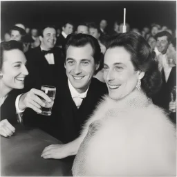 Marcel Gotlib - Autoportrait having fun with a beer and cotillion (L'Écho des savanes and Fluide Glacial)