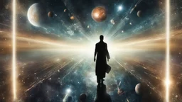 matrix universe, space, planets, god creation walking in the light