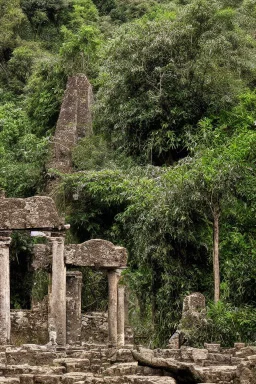 Ancient jungle ,ruins