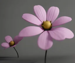 Flower 3d rendering