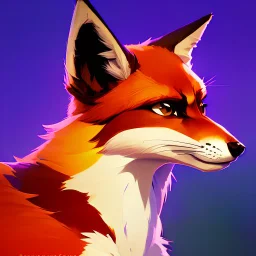 award winning portrait painting of a female anthropomorphic fox with fur instead of skin, (backlighting:1.4), digital painting, concept art, smooth, sharp focus, rule of thirds, intricate details, medium shot, (shallow depth of field:1.1), 4k, furry, fluffy, fursona, large tail, fluffly tail