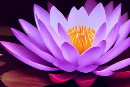 lotus flower spring night beutiful purple