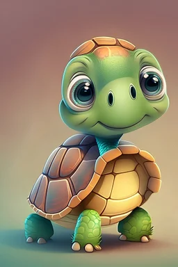 cute cartoon turtle