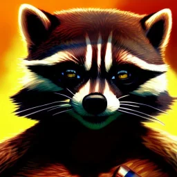 ultra detailed portrait of Rocket Raccoon , extremely detailed digital painting, extremely detailed face,crystal clear eyes, in the style of robert e howard and pablo oliveira and Ken Kelley and Keith Parkinson ,mystical colors,perfectly centered image, perfect composition, rim light, beautiful lighting,8k, stunning scene, raytracing