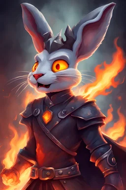 Mythical firece villain cartoon GustyRabbit