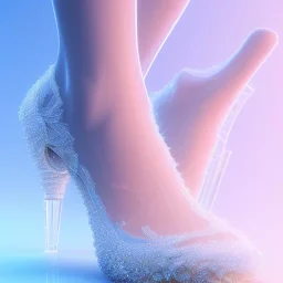 cinderellas crystal glass shoe ,magical, snow, sharp, ornate, elegant, highly detailed, transparent, artstation, concept art, smooth, sharp focus, illustration, 8k,intricate